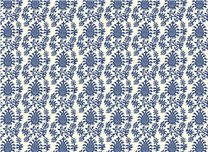 PAPIER LETTERPRESS ANANAS BLEU cm.50x70 Roul 2 fl