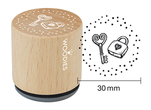 Woodies tampon Serrure et clé