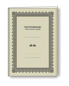 Notebook kiwi recyclé piqure singer A7