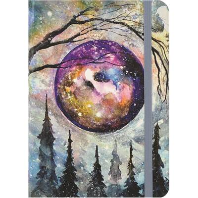 Petit journal lune mystique 13 x 18 cm