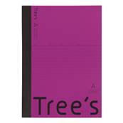 Trees notebook 60 pages B5 violet