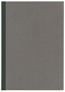 NOTE BOOK GRIS - FORMAT B5 252X179MM - 52 PAGES LIGNEES DOS NOIR