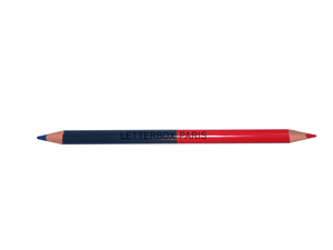 CRAYONS DE CHARPENTIERS A 2 TETES ROUGE/BLEU