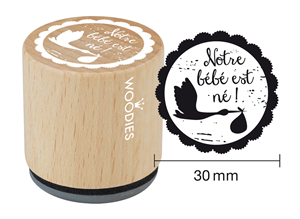 Woodies tampon Notre bébé est né !