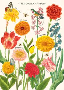 affiche poster cavallini fleurs jardin - LetterBox.fr