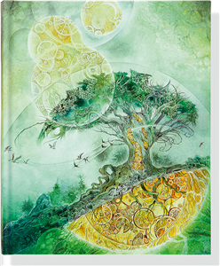 LIVRE D'OR ARBRE SANS AGE 18.5 X 23 CM