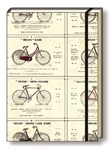 CAHIER FERMETURE ELASTIQUE BICYCLETTE cm.15x21