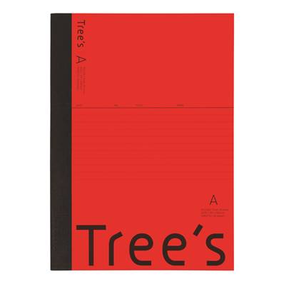 Trees notebook 60 pages B5 rouge