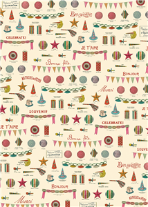 POSTER - PAPIER CADEAU CAVALLINI FETE