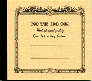 NOTE BOOK APICA 14 X 12.4 CM SABLE INTERIEUR LIGNE