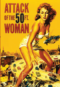 CARNET PIN UP ATTACK OF THE 50 FT WOMAN 12 X18